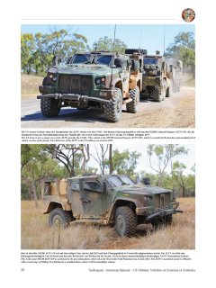 US Military Vehicles on Exercise in Australia